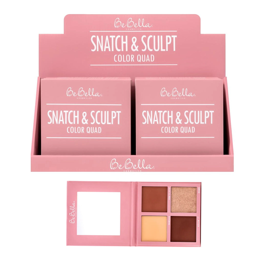 Bebella - Snatch & Sculp Contour Quad Palette - Deep