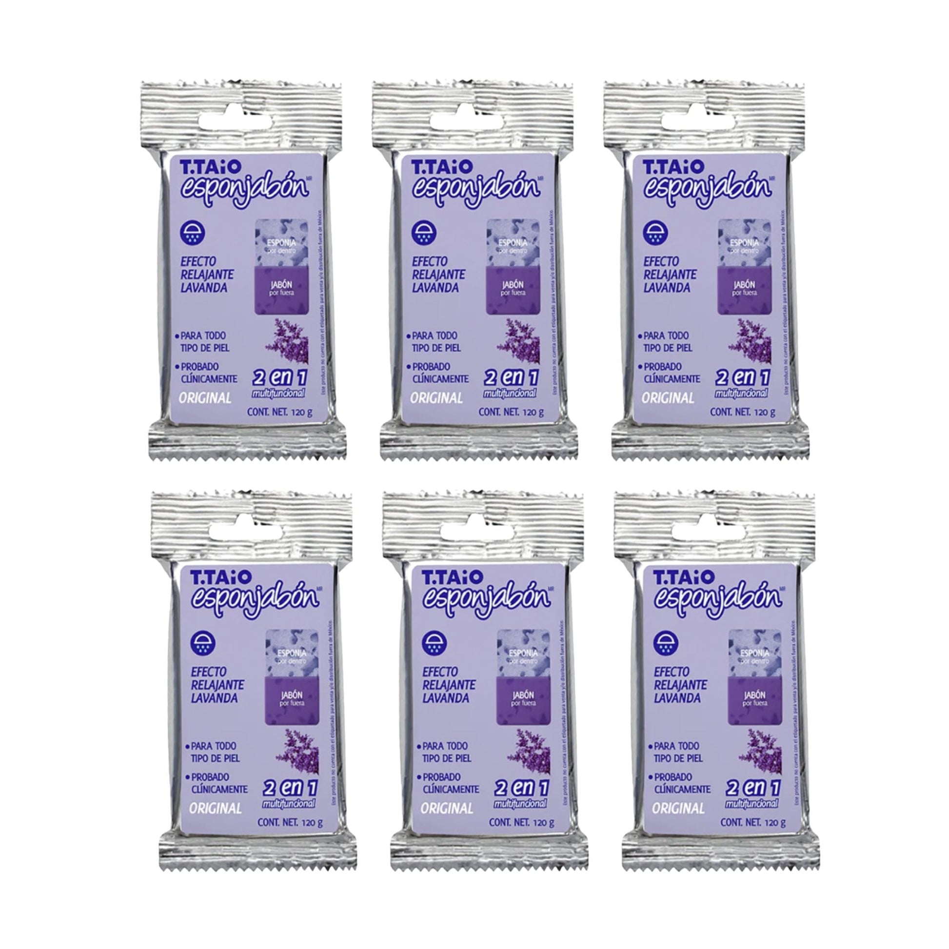T.Taio Esponjabon Sponge Soap - LAVANDA - TRUECOLOR WHOLESALE