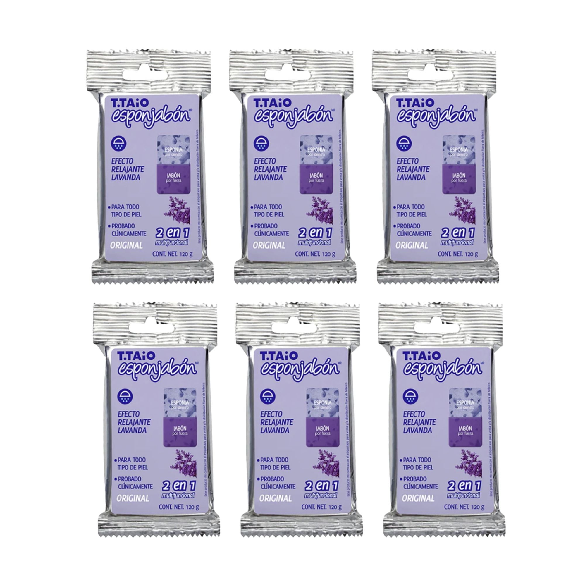 T.Taio Esponjabon Sponge Soap - LAVANDA - TRUECOLOR WHOLESALE