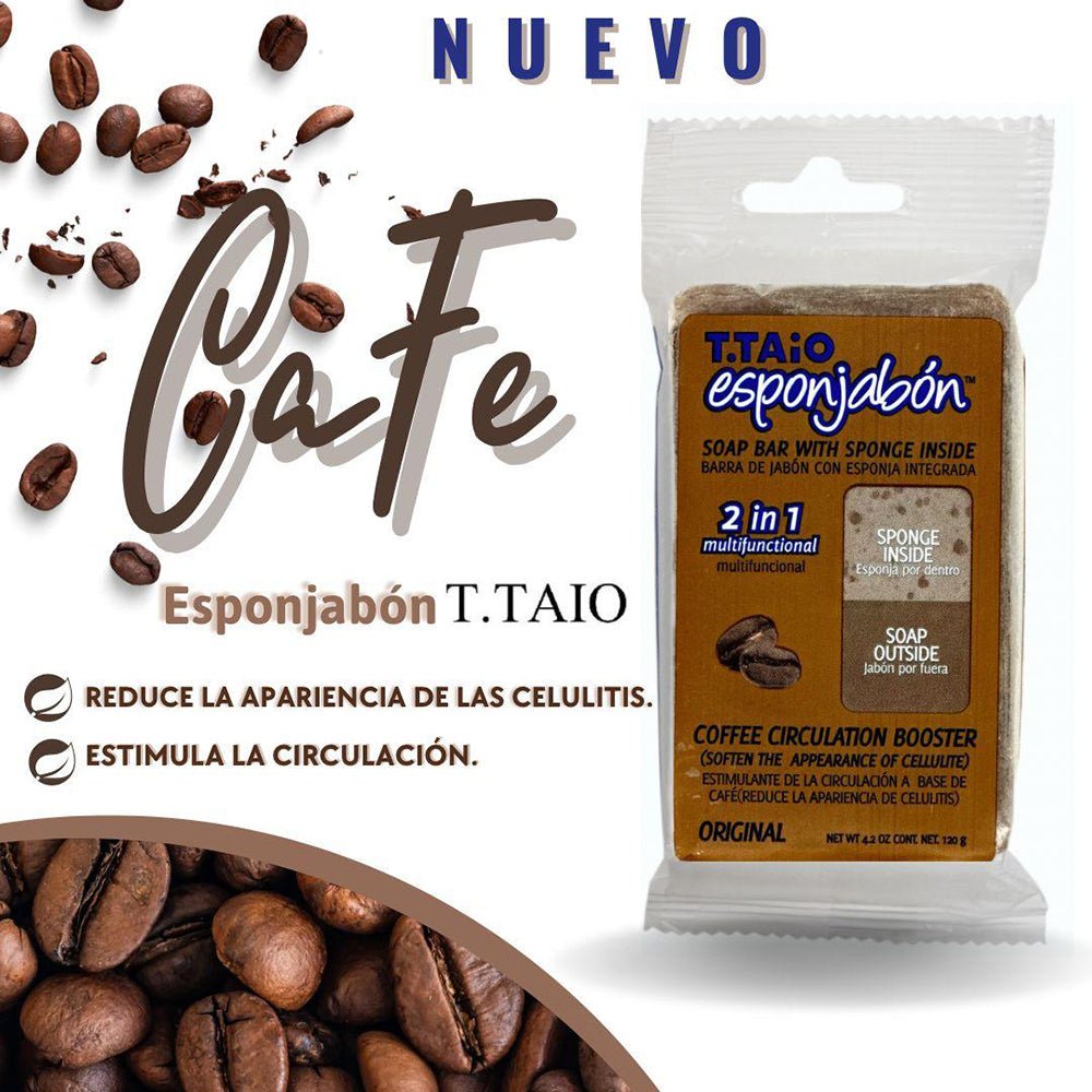T.Taio Esponjabon Sponge Soap - COFFEE - TRUECOLOR WHOLESALE