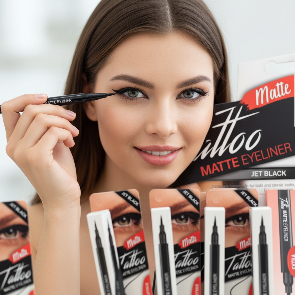 Magic Matte Tattoo eyeliner with brush tip