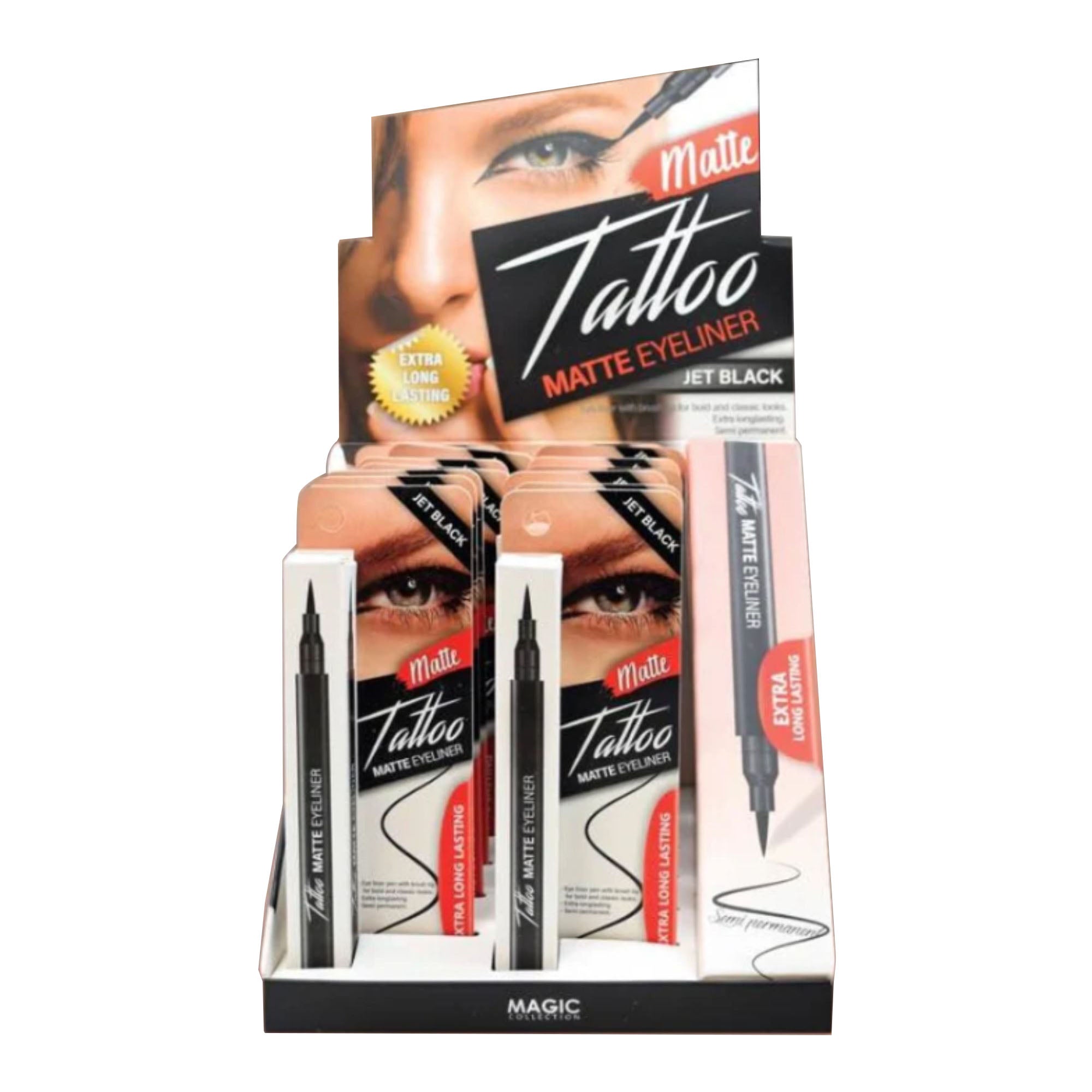 Magic Matte Tattoo eyeliner with brush tip - TRUECOLOR WHOLESALE