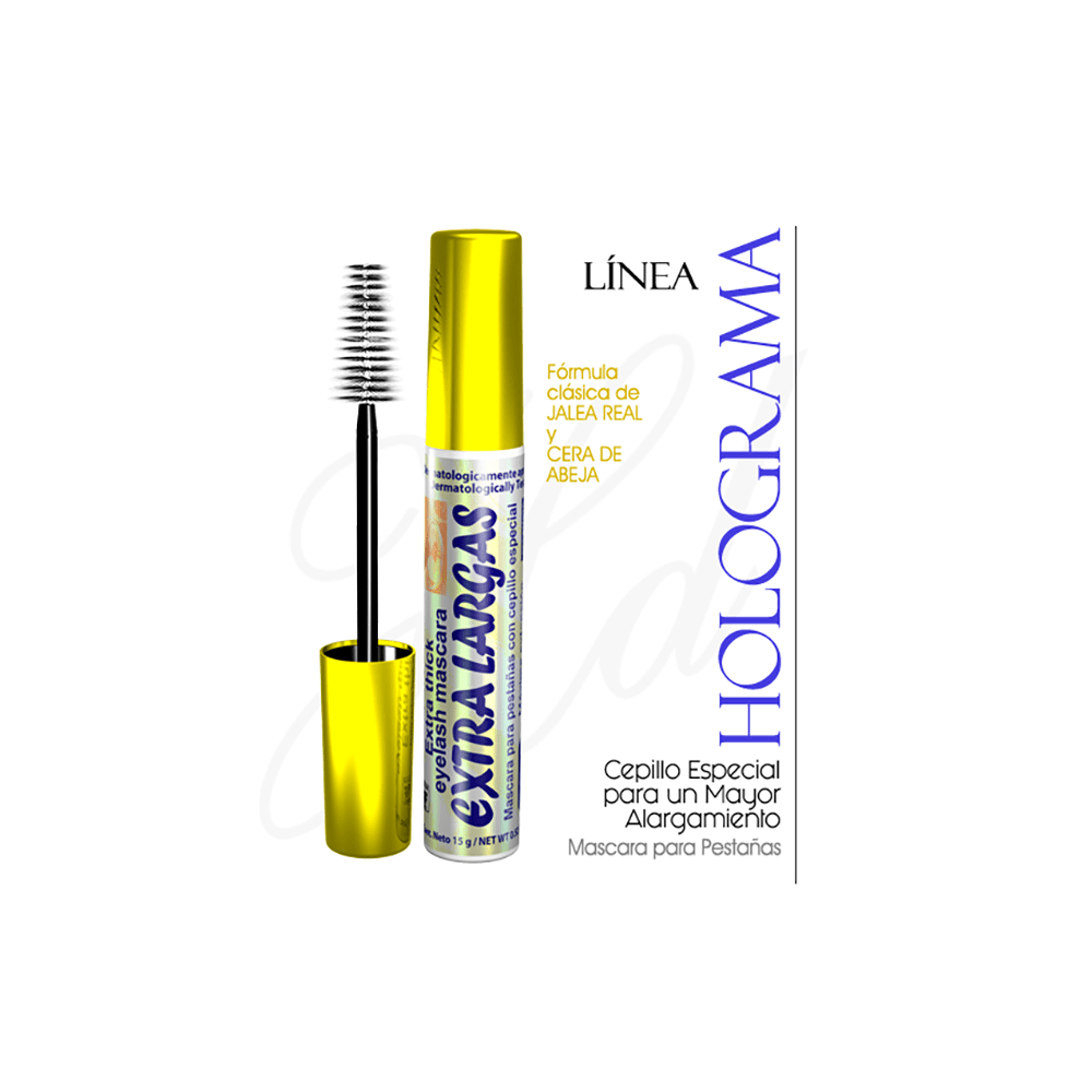 Hollywood - Mascara Extra Largas - Jalea Real y Cera de Abeja - TRUECOLOR WHOLESALE