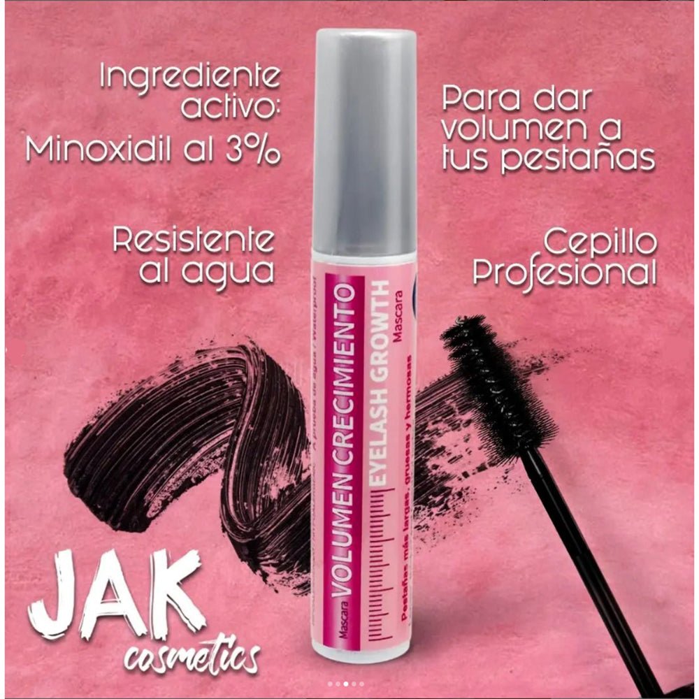JAK Cosmetics - Mascara Volumen Crecimiento - TRUECOLOR WHOLESALE