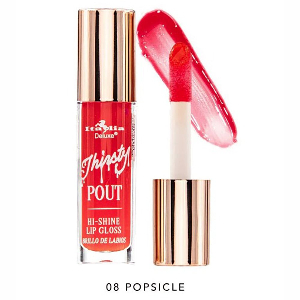 Italia Deluxe - Thirsty Pout Lip Gloss Set 4pcs - TRUECOLOR WHOLESALE