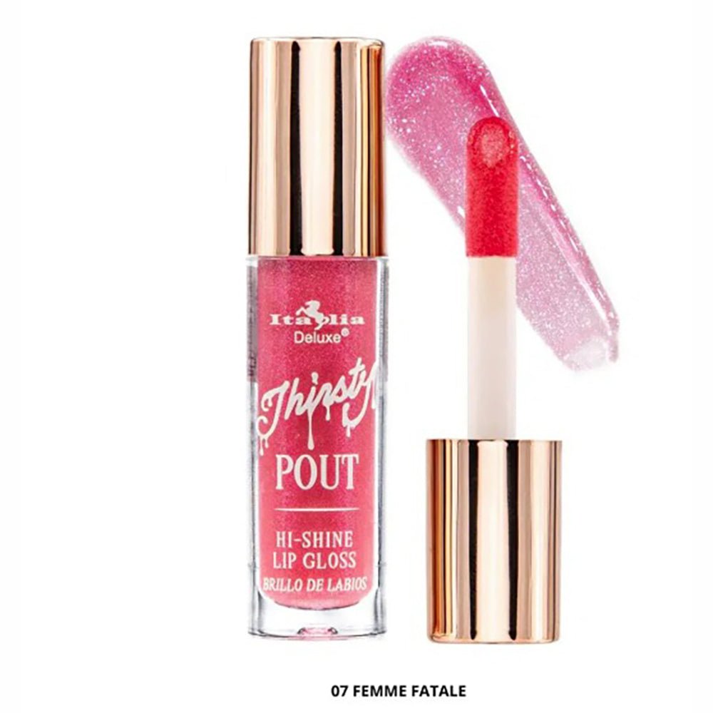 Italia Deluxe - Thirsty Pout Lip Gloss Set 4pcs - TRUECOLOR WHOLESALE