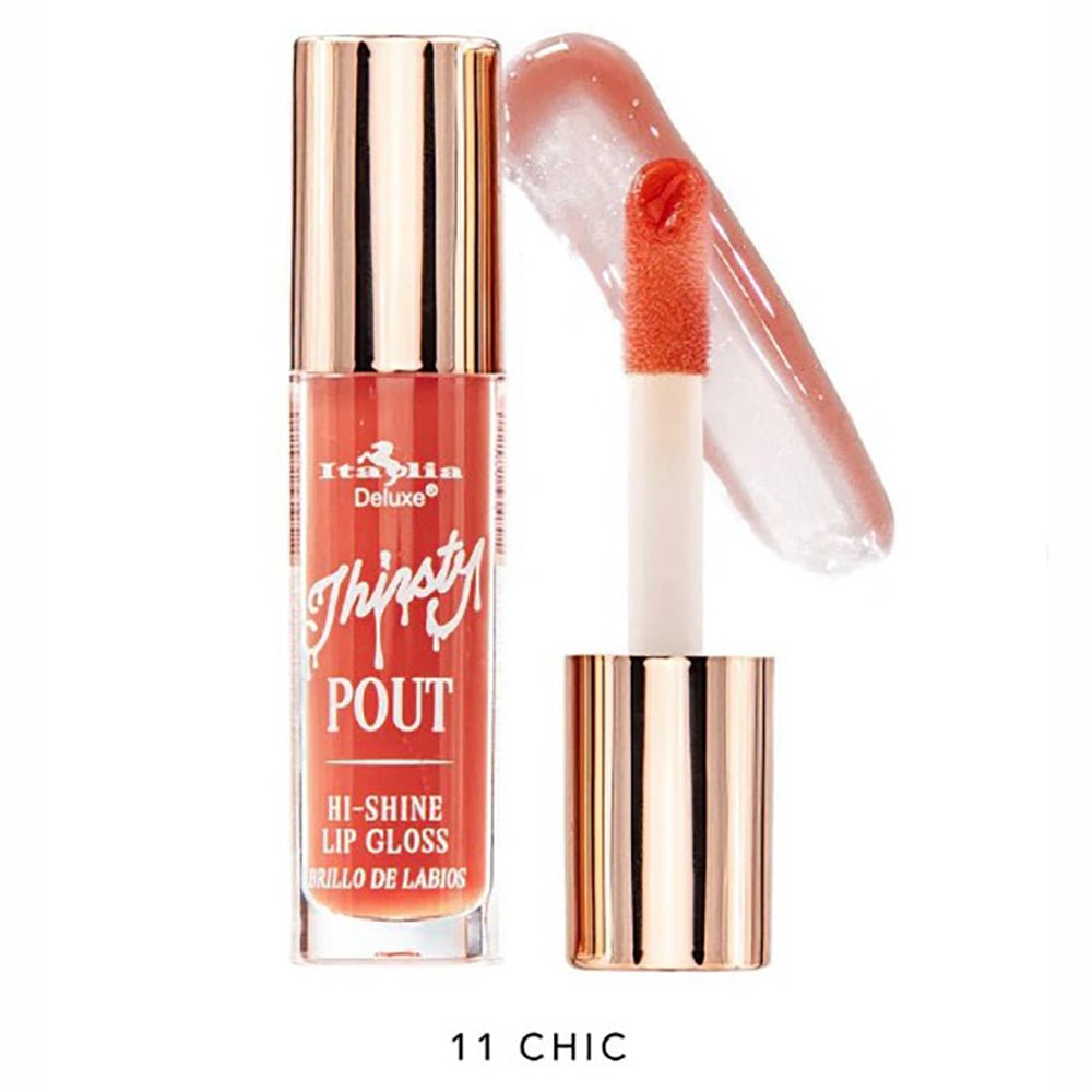 Italia Deluxe - Thirsty Pout Lip Gloss Set 4pcs - TRUECOLOR WHOLESALE