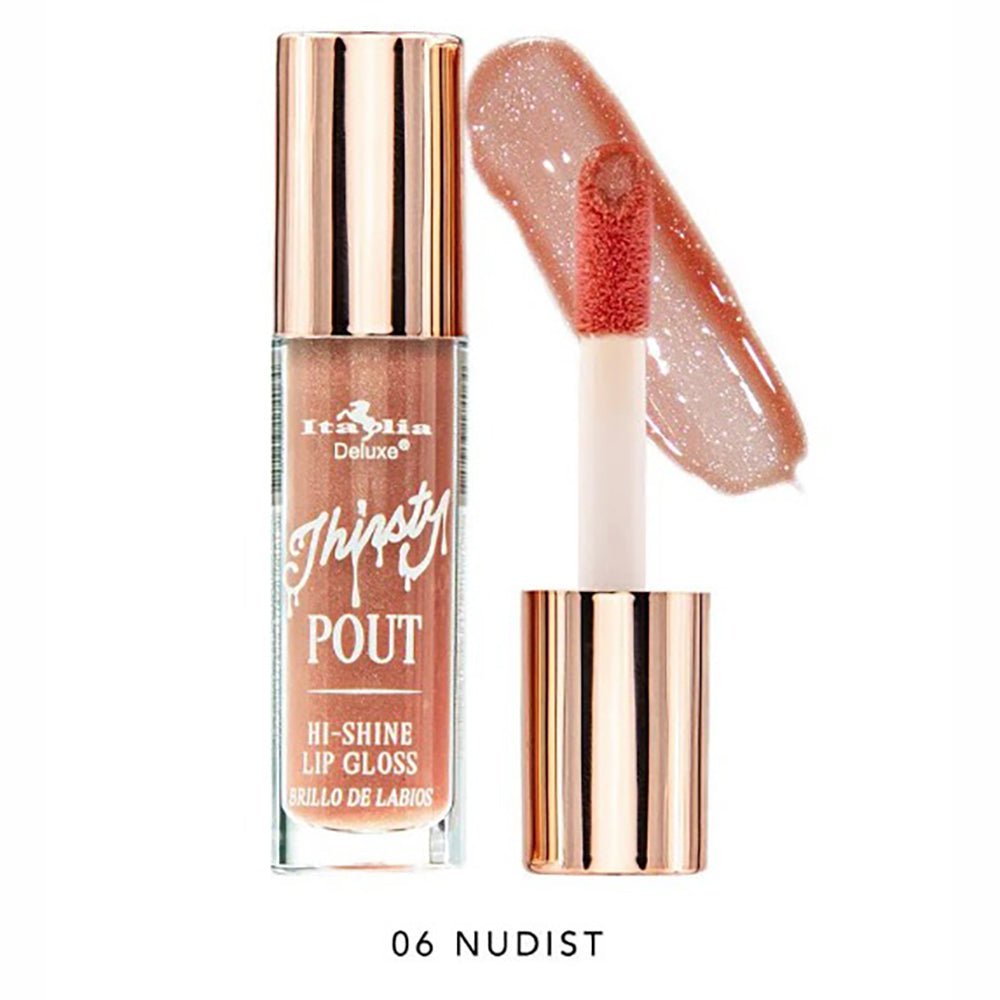 Italia Deluxe - Thirsty Pout Lip Gloss Set 4pcs - TRUECOLOR WHOLESALE