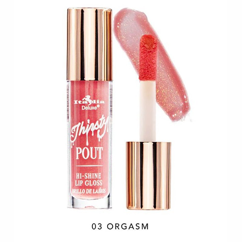 Italia Deluxe - Thirsty Pout Lip Gloss Set 4pcs - TRUECOLOR WHOLESALE