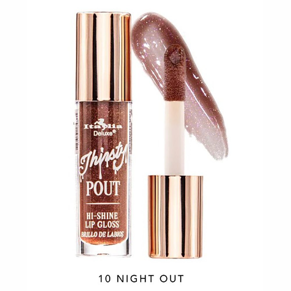 Italia Deluxe - Thirsty Pout Lip Gloss Set 4pcs - TRUECOLOR WHOLESALE