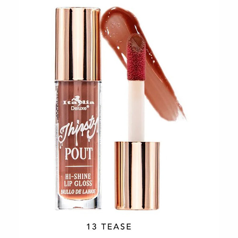 Italia Deluxe - Thirsty Pout Lip Gloss Set 4pcs - TRUECOLOR WHOLESALE
