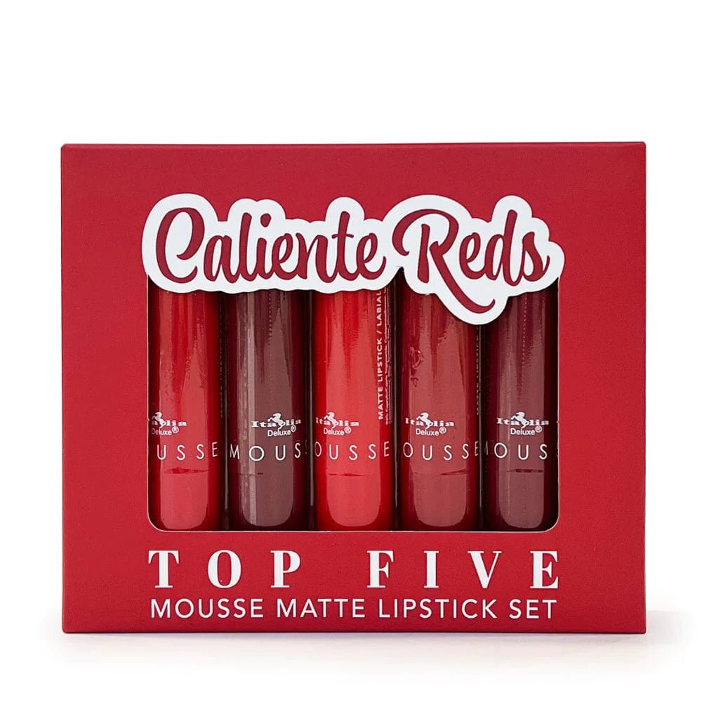 Italia Deluxe - Mousse Matte Lipstick - Top Five Set (7 options) - TRUECOLOR WHOLESALE