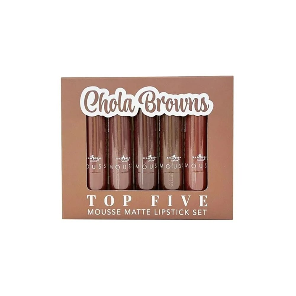 Italia Deluxe - Mousse Matte Lipstick - Top Five Set (7 options) - TRUECOLOR WHOLESALE