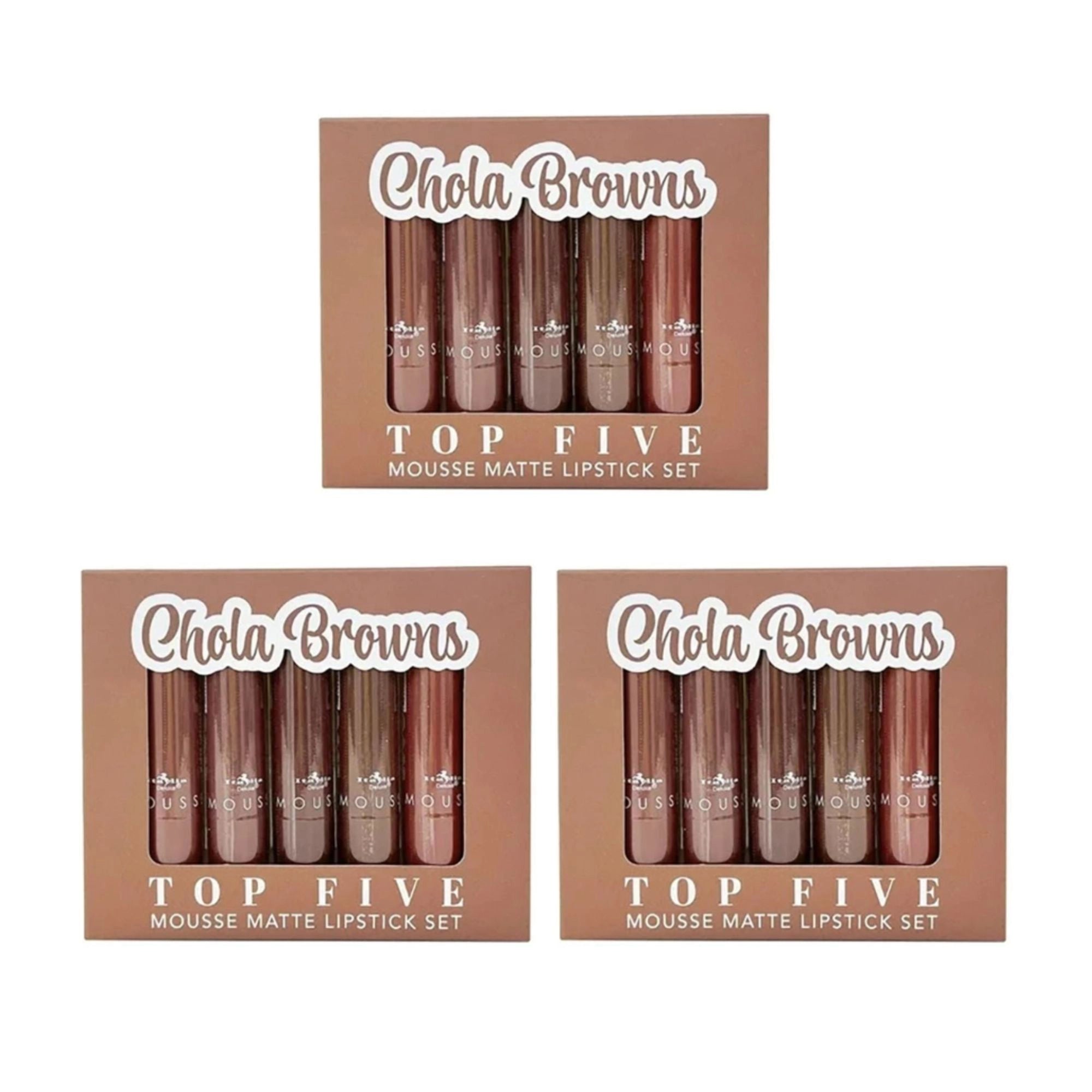 Italia Deluxe - Mousse Matte Lipstick - Top Five Set (7 options)