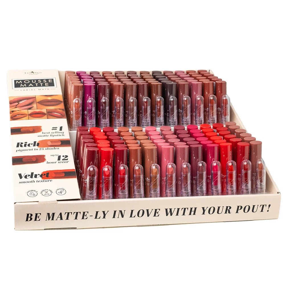 Italia Deluxe - Mousse Matte Lipstick Set - TRUECOLOR WHOLESALE