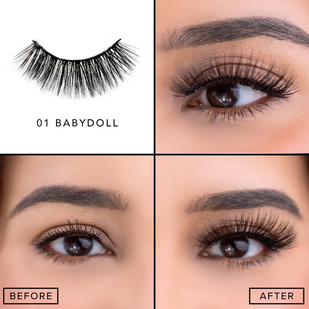 Italia – Lash Out 3D Mink Eyelashes 01 Babydoll (10 PCS) - TRUECOLOR WHOLESALE