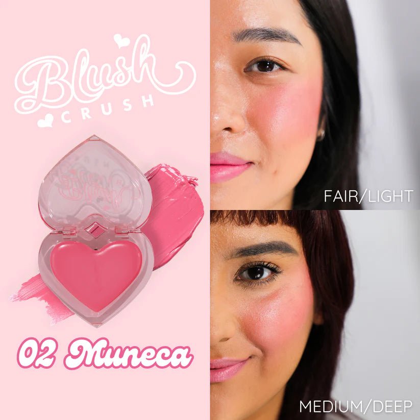 Italia Deluxe - Blush Crush Lip & Cheek Balm on - TRUECOLOR WHOLESALE