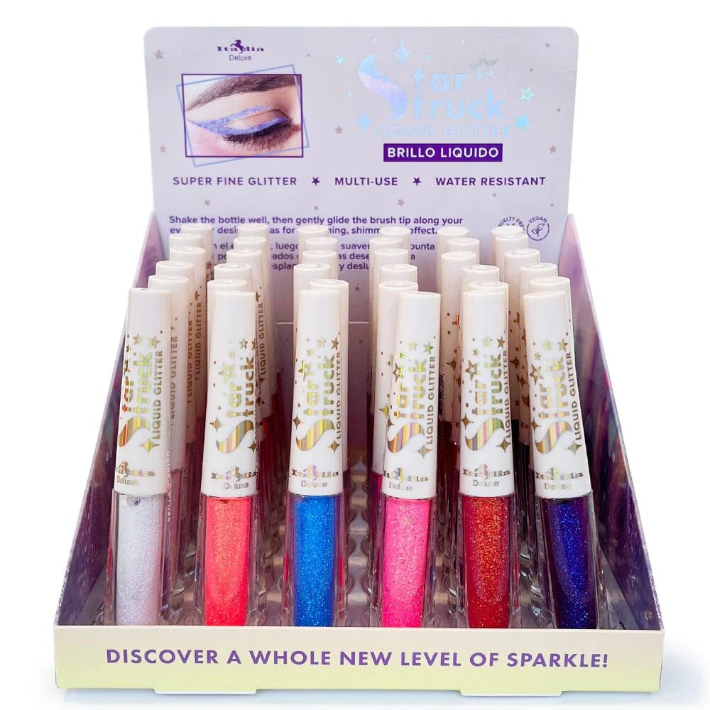 Italia Deluxe - Star Struck Liquid Glitter Eyeliner Assorted (GL263) - TRUECOLOR WHOLESALE