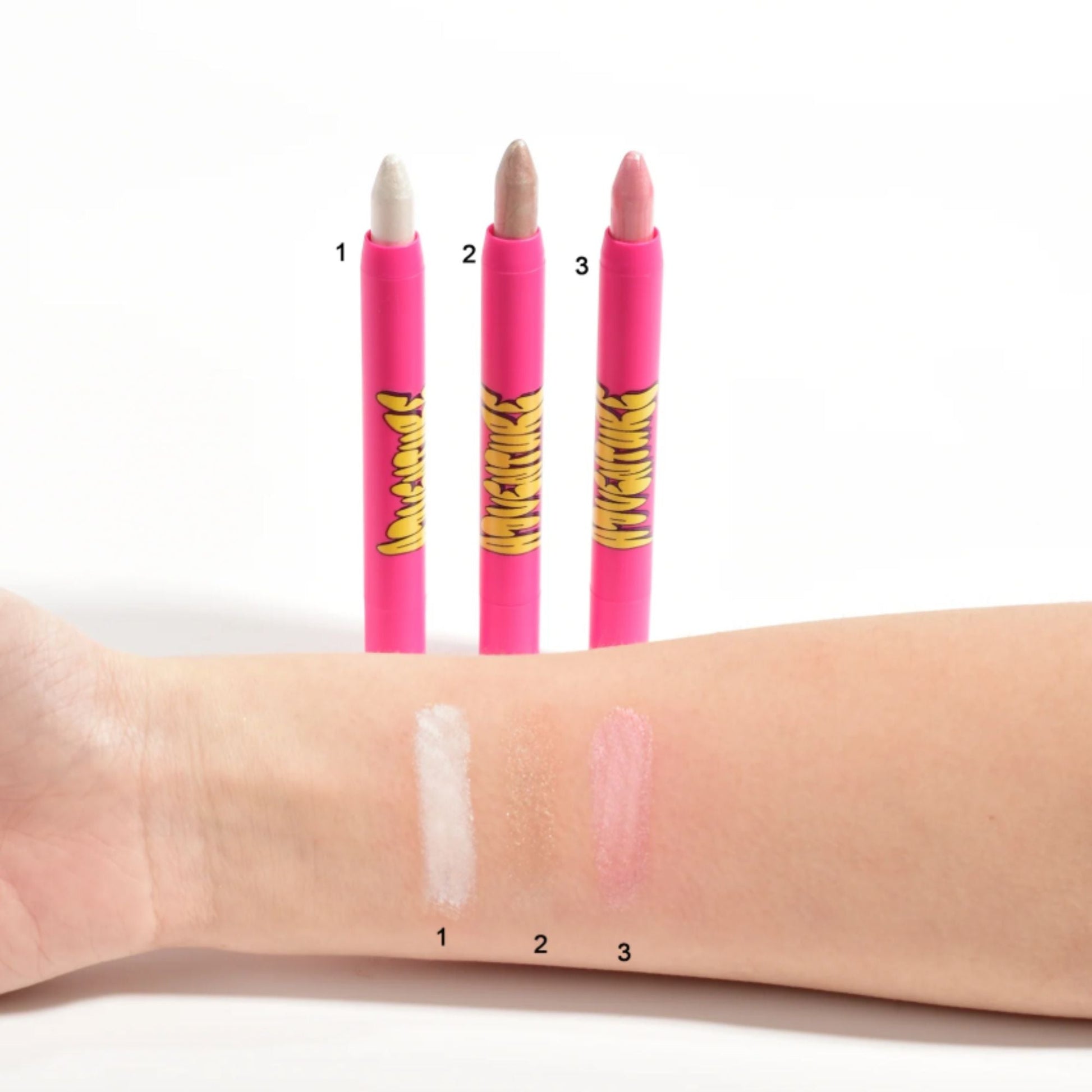 Kevin&Coco - Summer Dopamine Highlighter Stick - 3 Colors - TRUECOLOR WHOLESALE