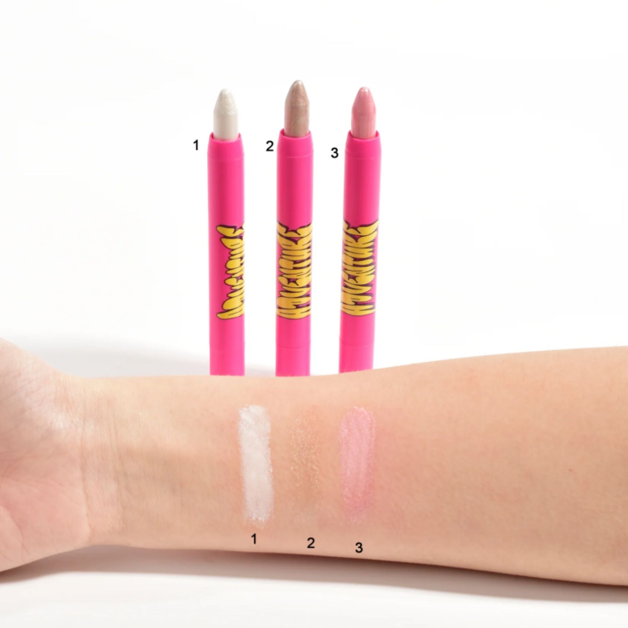 Kevin&Coco - Summer Dopamine Highlighter Stick - 3 Colors - TRUECOLOR WHOLESALE