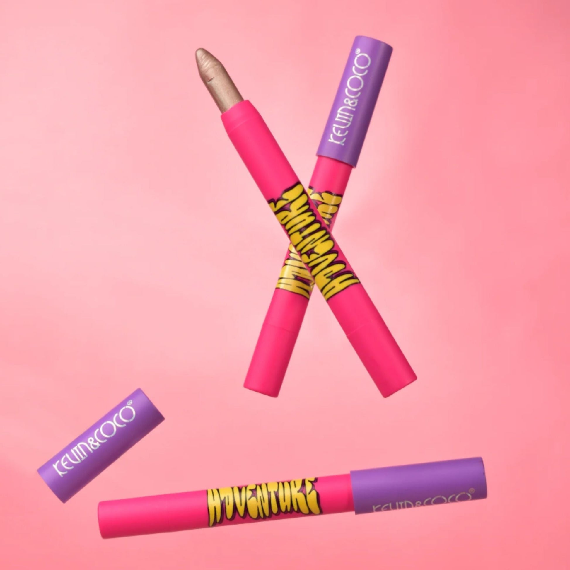Kevin&Coco - Summer Dopamine Highlighter Stick - 3 Colors - TRUECOLOR WHOLESALE