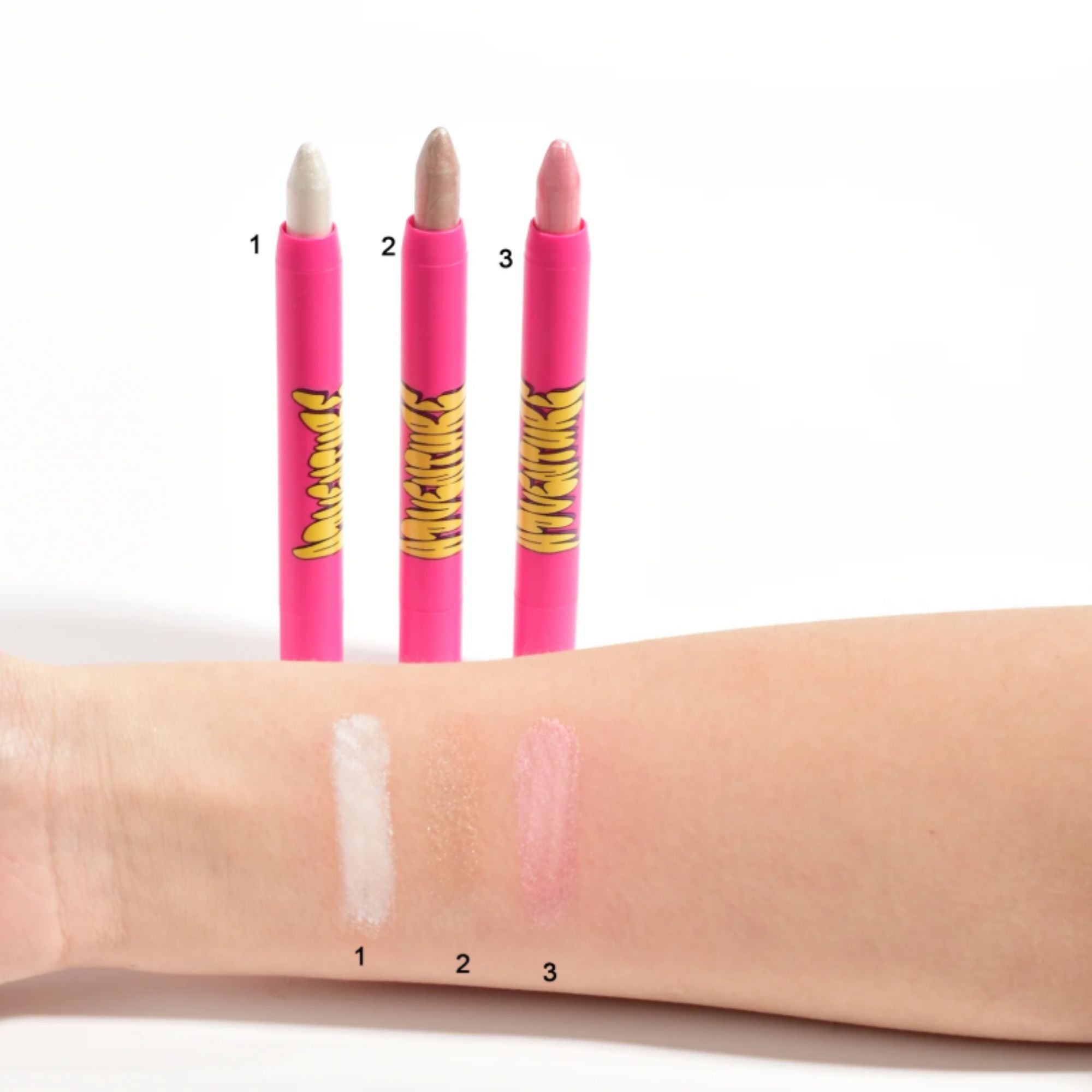Kevin&Coco - Summer Dopamine Highlighter Stick - 3 Colors - TRUECOLOR WHOLESALE