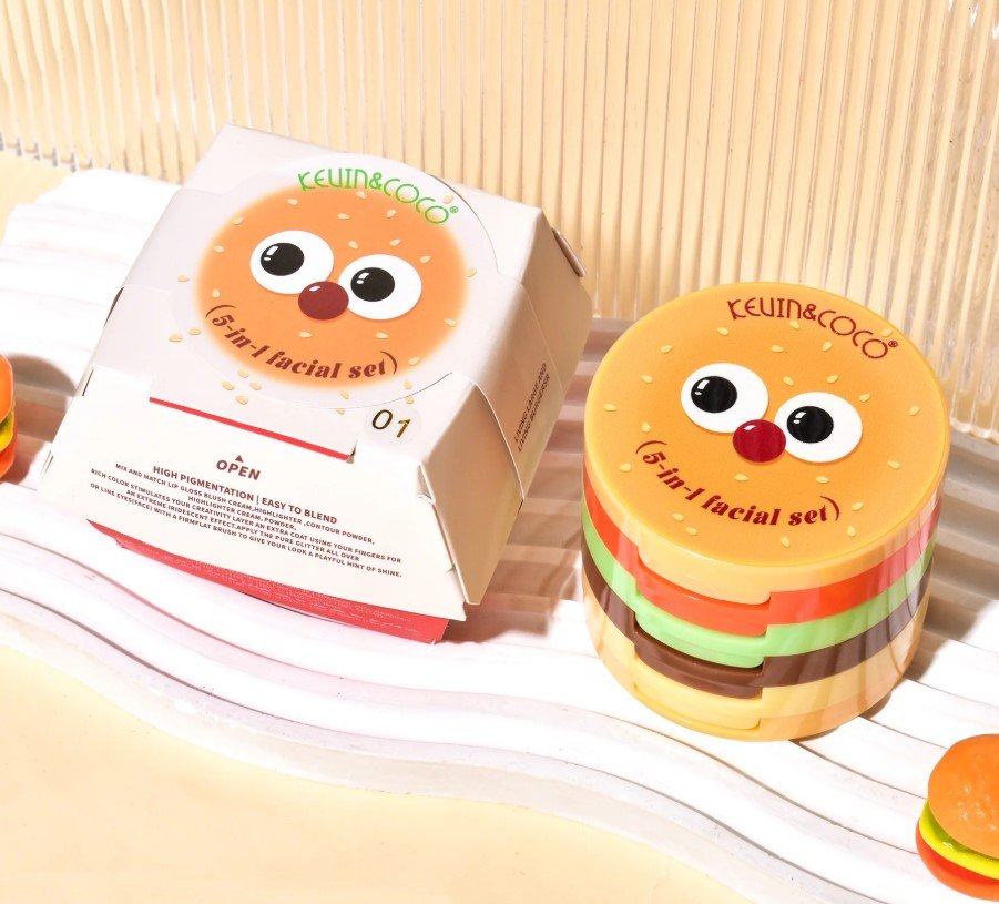 Kevin&Coco - Burgerlicious Cheek Stack Face Pallette - TRUECOLOR WHOLESALE