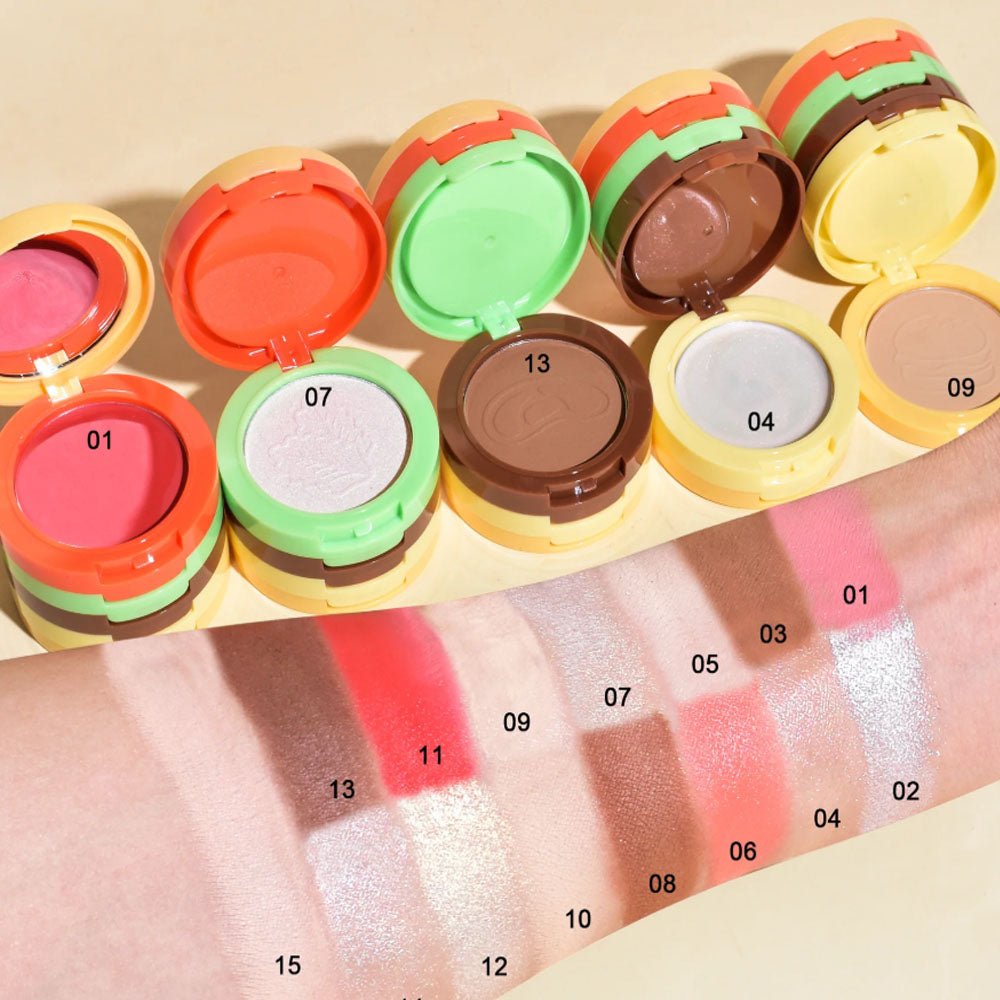 Kevin&Coco - Burgerlicious Cheek Stack Face Pallette - TRUECOLOR WHOLESALE