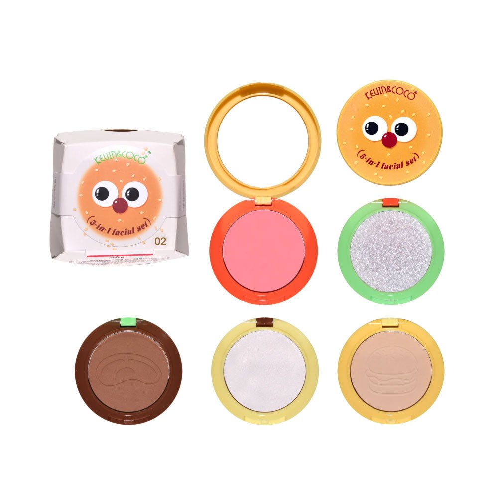 Kevin&Coco - Burgerlicious Cheek Stack Face Pallette - TRUECOLOR WHOLESALE