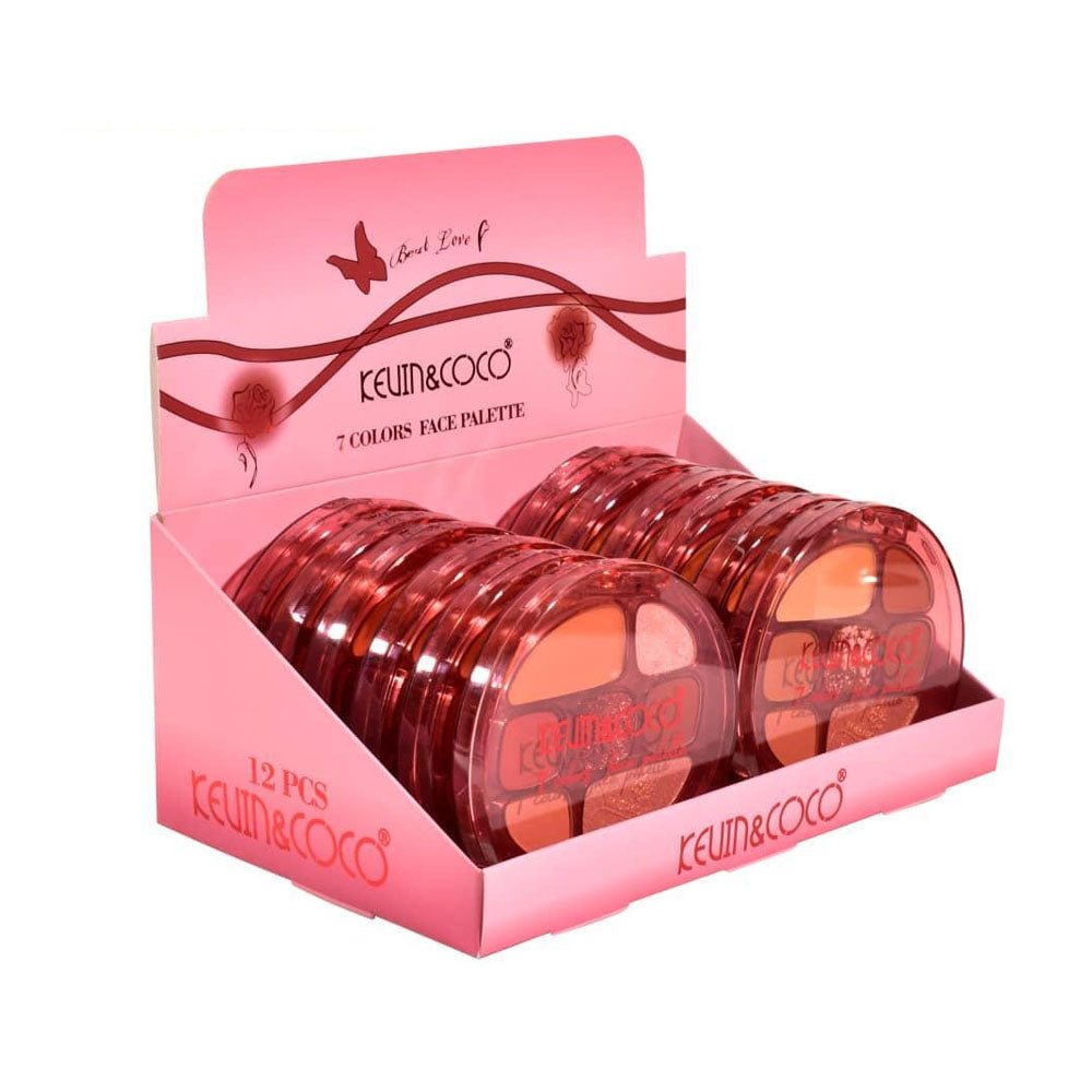 Kevin&Coco - 7 Color Face Palette - TRUECOLOR WHOLESALE