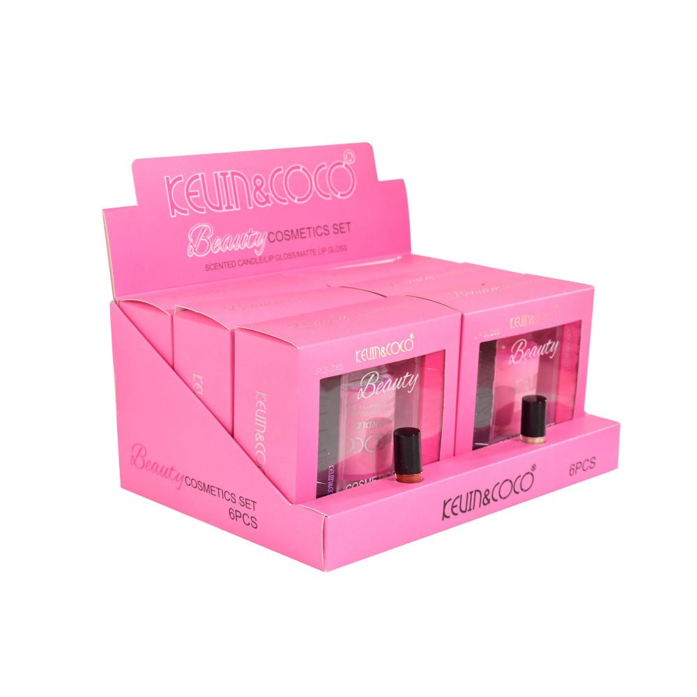 Kevin&Coco - 3pc Lip Gloss + Candle Set - TRUECOLOR WHOLESALE