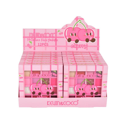Kevin&Coco - 19 - Color Fruit Paradise Cherry Eye/Face Palette - TRUECOLOR WHOLESALE