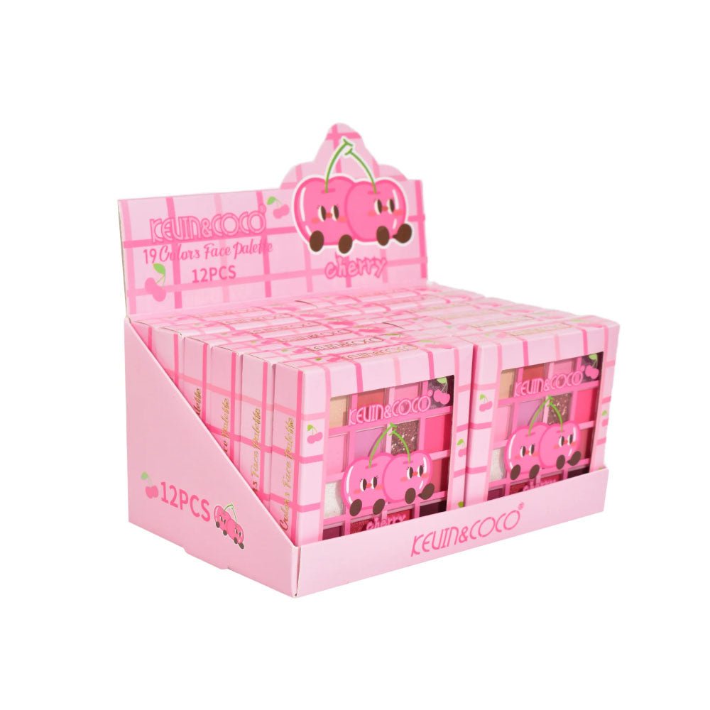 Kevin&Coco - 19 - Color Fruit Paradise Cherry Eye/Face Palette - TRUECOLOR WHOLESALE