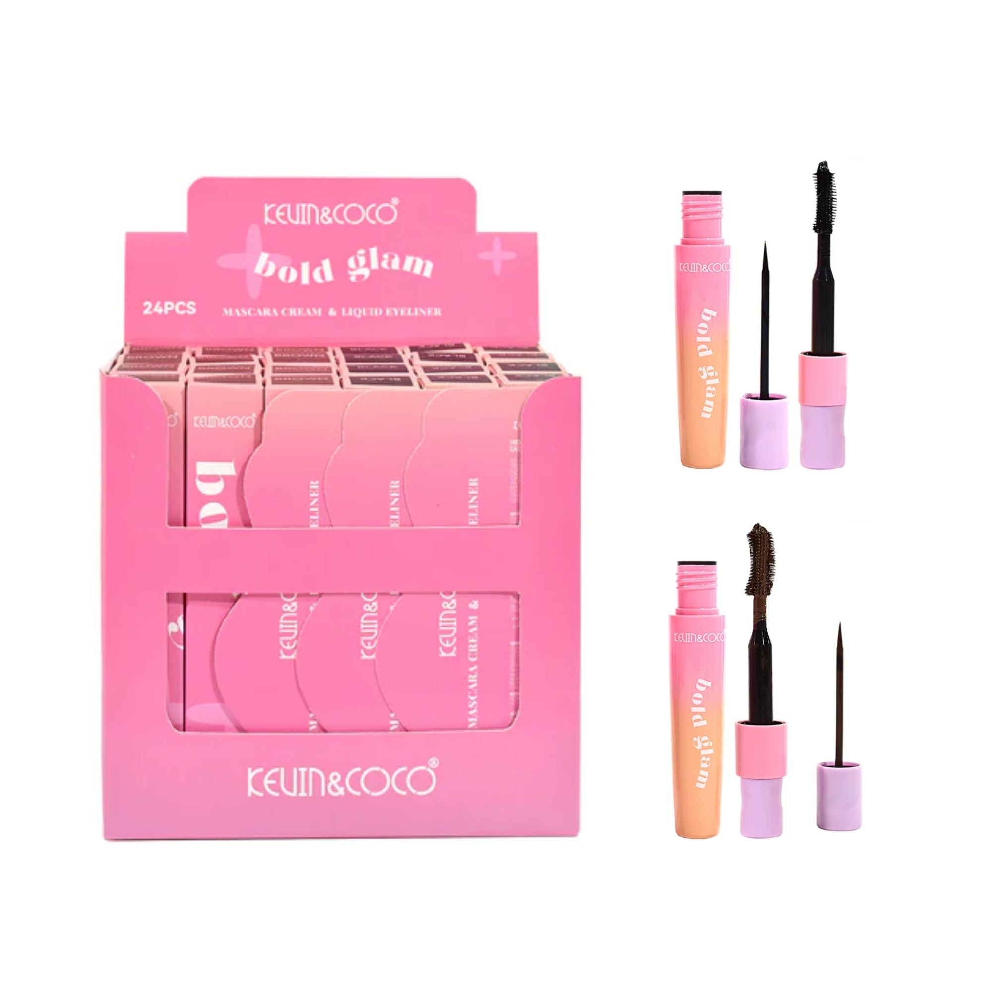 Kevin&Coco - Mascara + Eye Liner Black & Brown - TRUECOLOR WHOLESALE