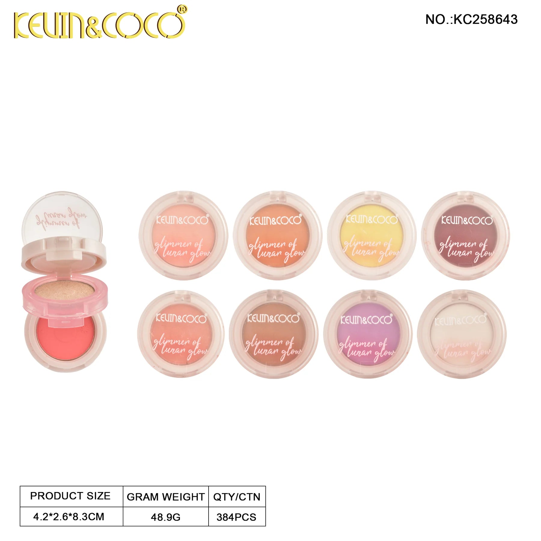 Kevin&Coco - Crème Verse 3 Layers Eyeshadow - TRUECOLOR WHOLESALE