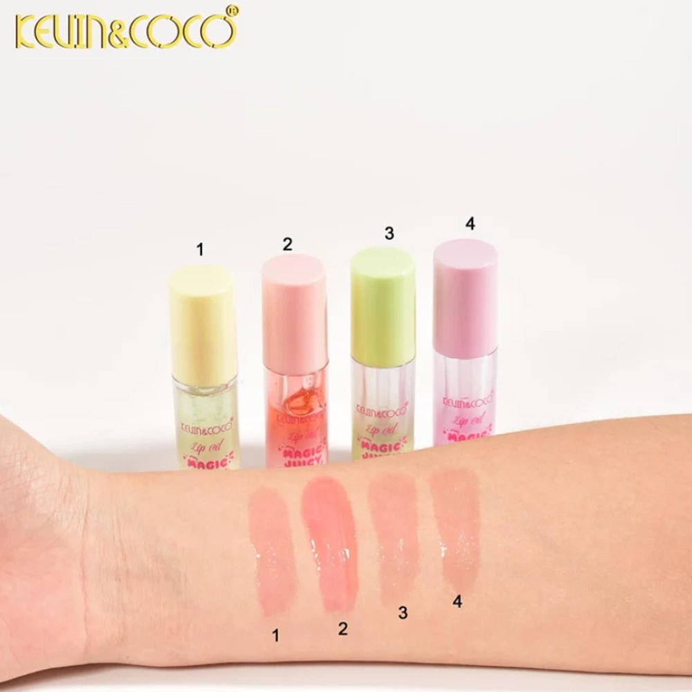 Kevin&Coco - 4PC Lip Oil Set - TRUECOLOR WHOLESALE