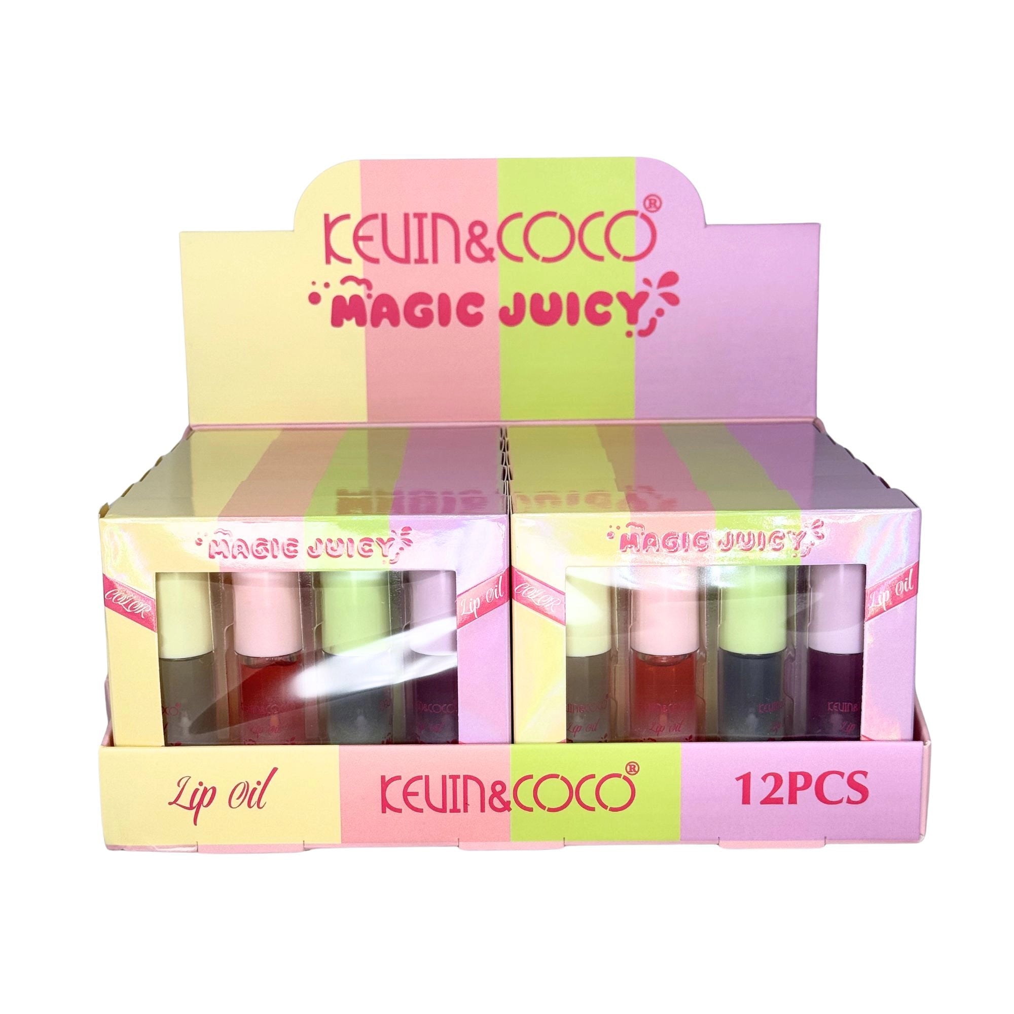 Kevin&Coco - 4PC Lip Oil Set - TRUECOLOR WHOLESALE