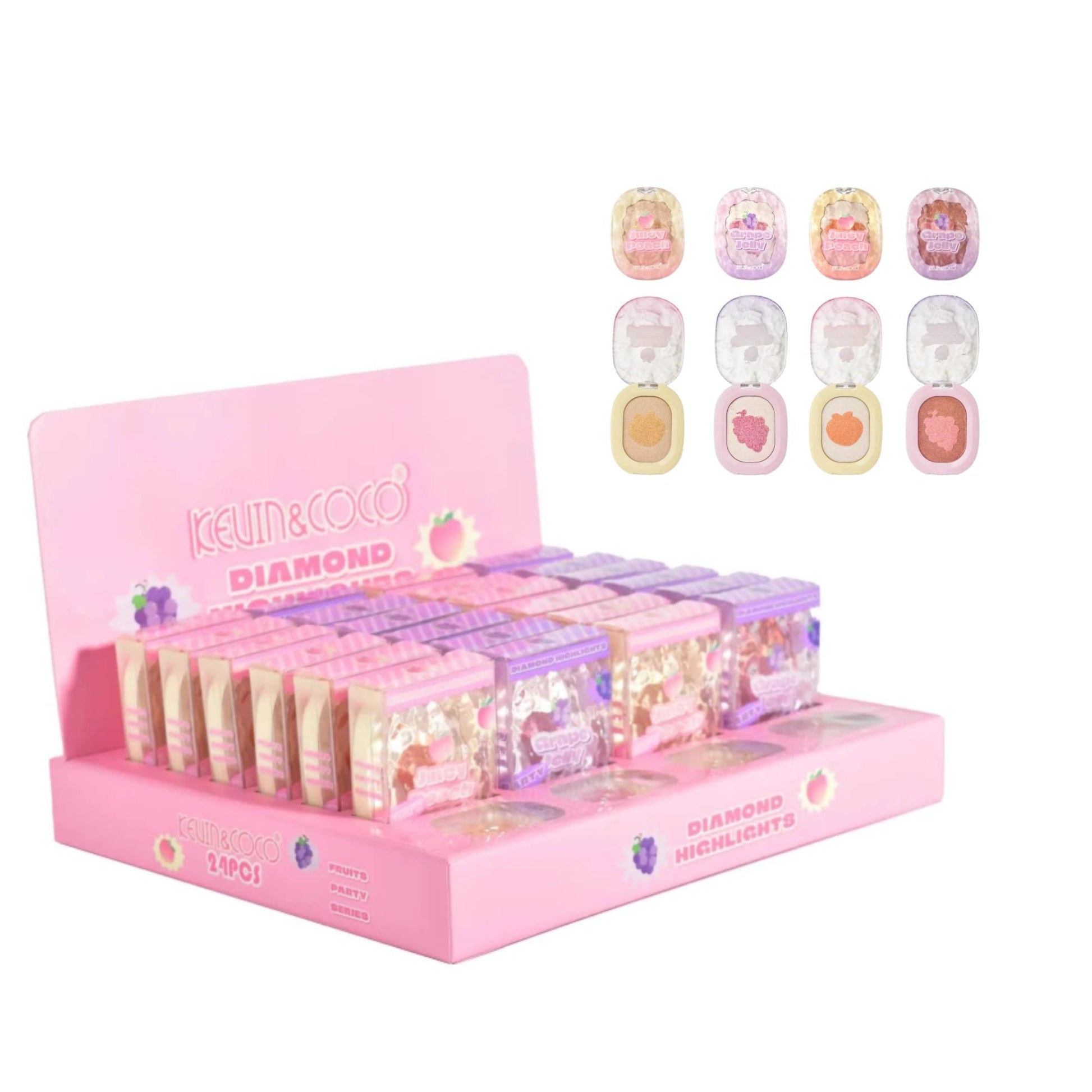 Kevin&Coco - Diamond Highlight Fruit Fiesta Highlighter - TRUECOLOR WHOLESALE