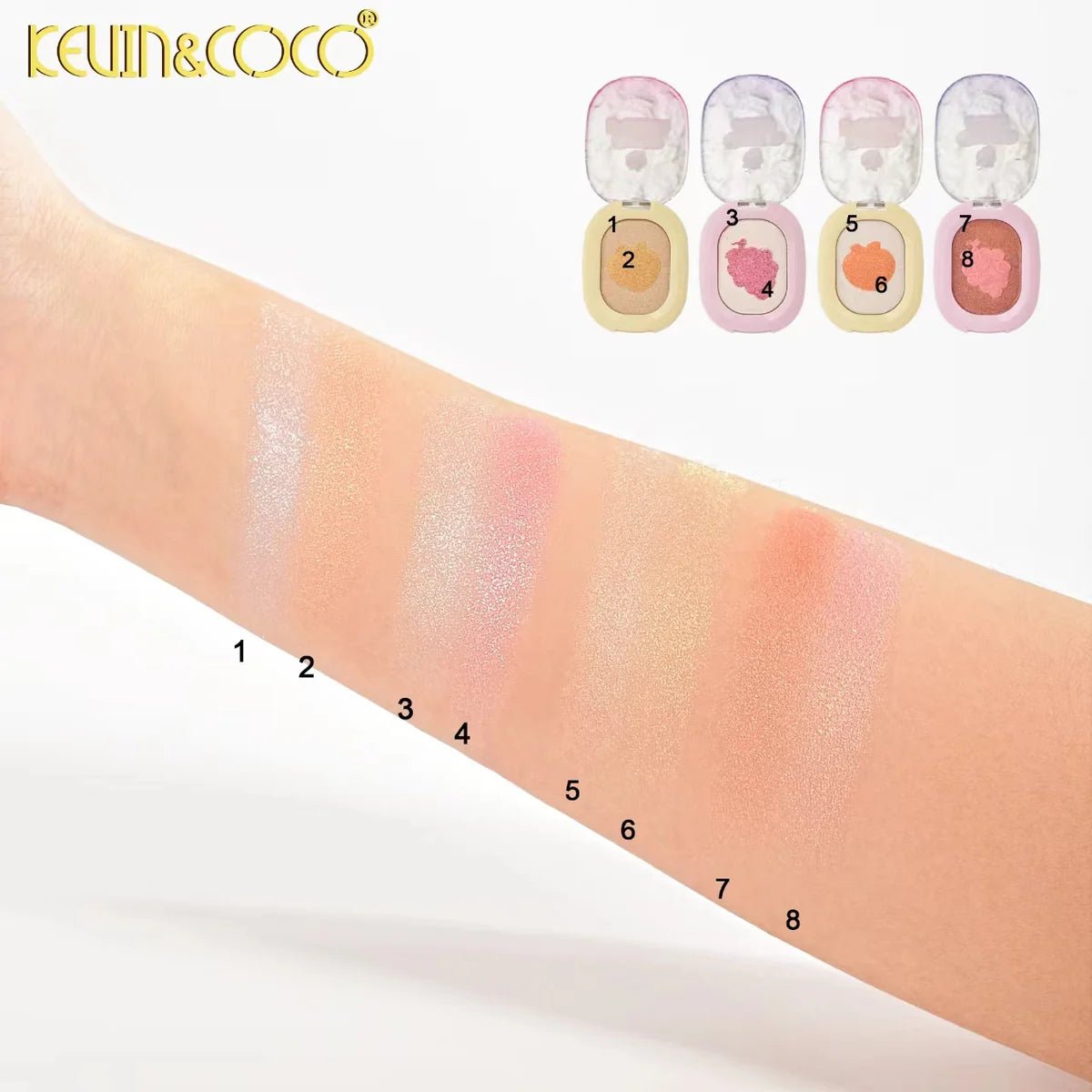 Kevin&Coco - Diamond Highlight Fruit Fiesta Highlighter - TRUECOLOR WHOLESALE