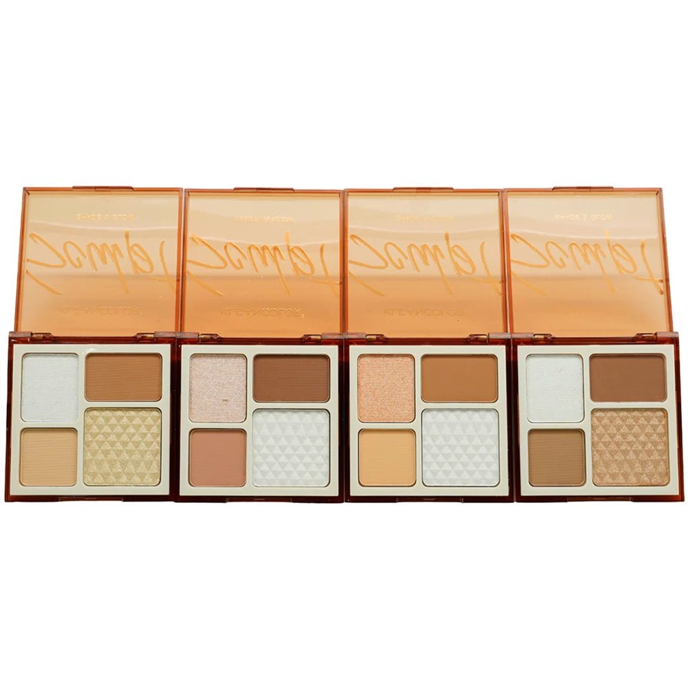 Kleancolor - Sculpt Shade & Glow Palette (W - F - 01) - TRUECOLOR WHOLESALE