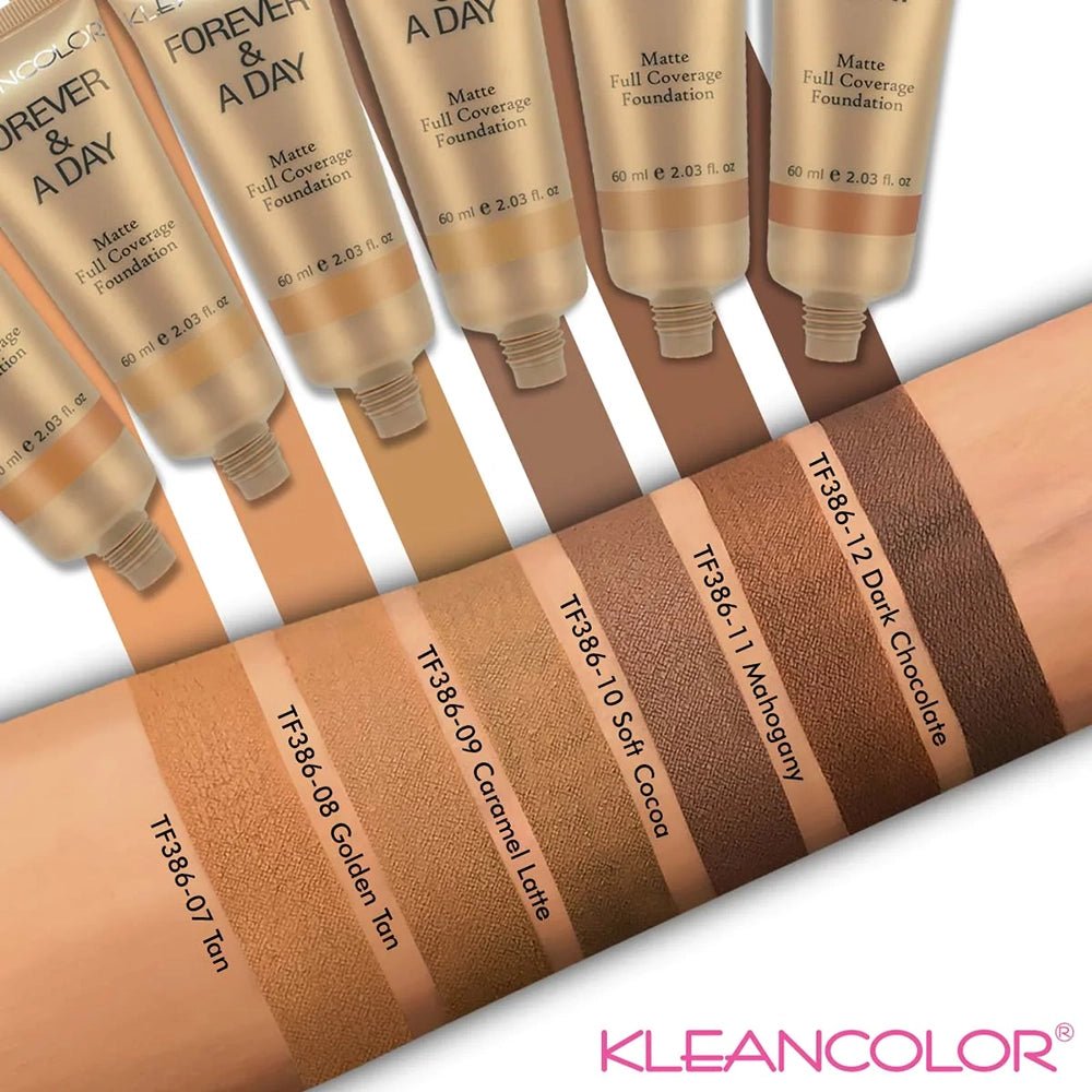 Kleancolor - FOREVER & A DAY Matte Full Coverage Foundation - TRUECOLOR WHOLESALE