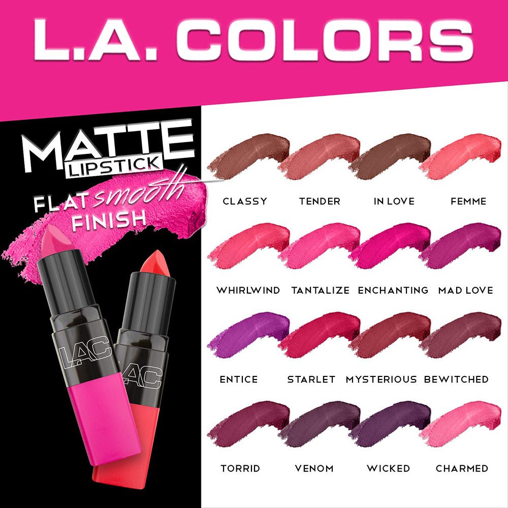 L.A. Colors - Matte Lipstick - TRUECOLOR WHOLESALE