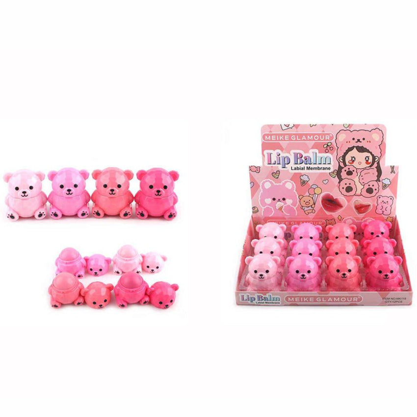 Cute Bear Lip Balm (MK119) W - B - 03 - TRUECOLOR WHOLESALE