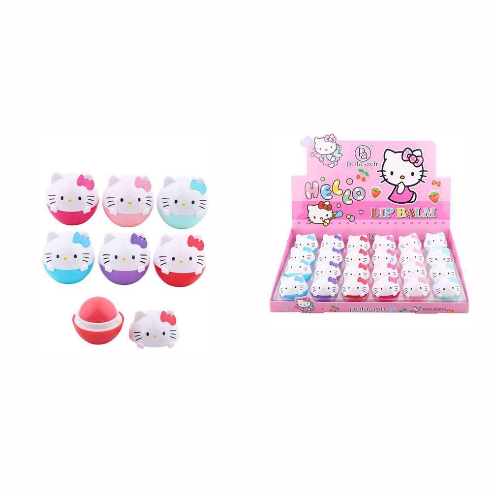 Hello Cat Lip Balm (LB8051) W - A - 02 - TRUECOLOR WHOLESALE