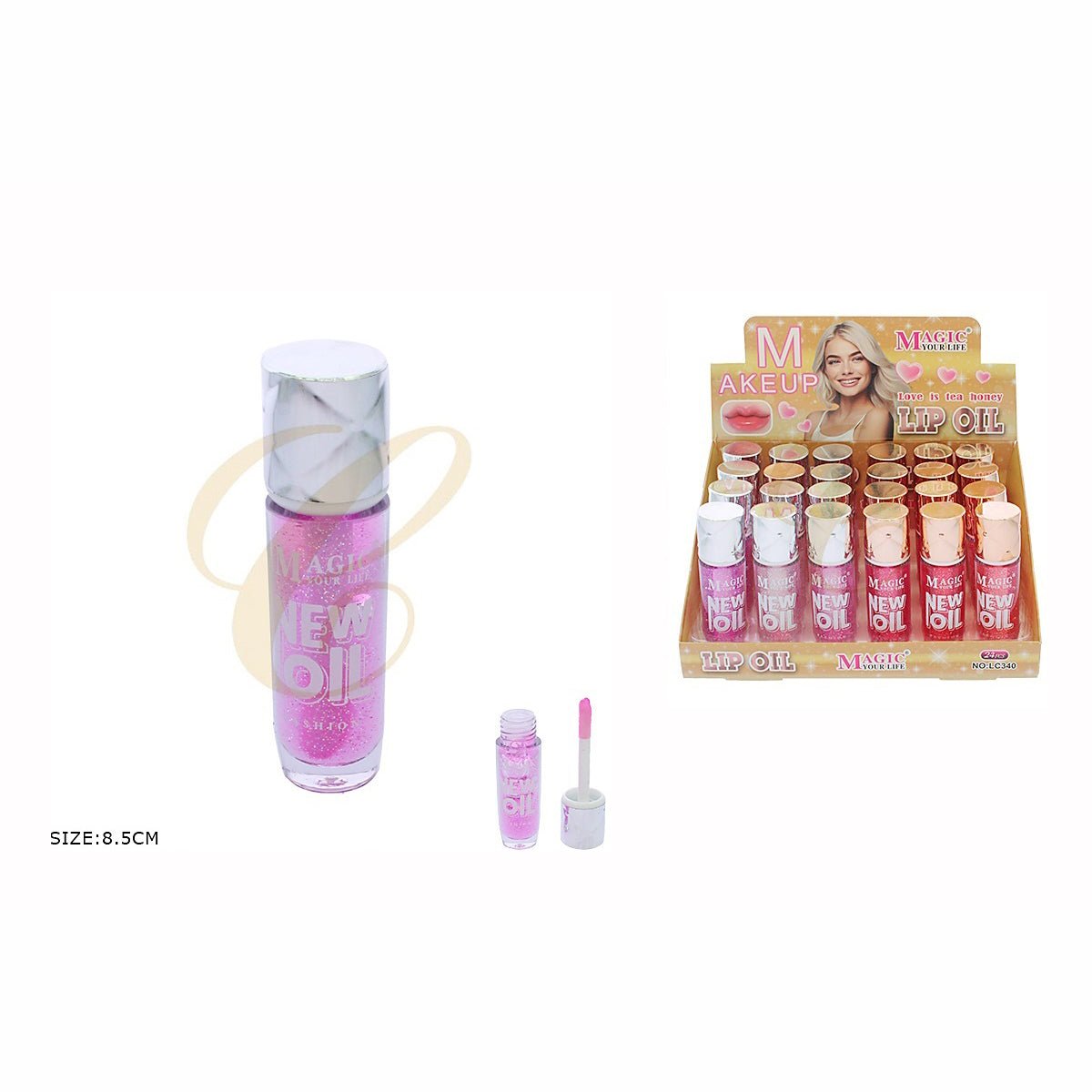 Makeup Lip Oil ( LC340 ) W - B - 03 - TRUECOLOR WHOLESALE
