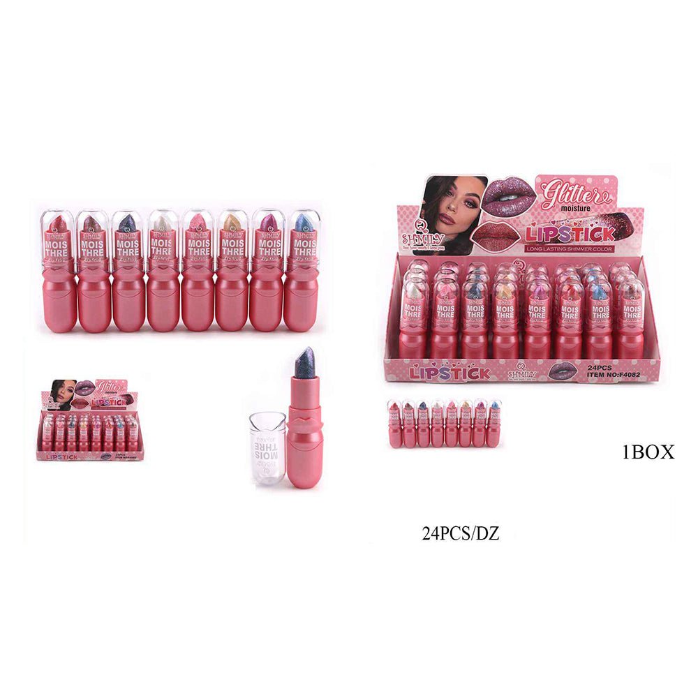 Glitter Moisture Lipstick (F4082) W - A - 04 - TRUECOLOR WHOLESALE