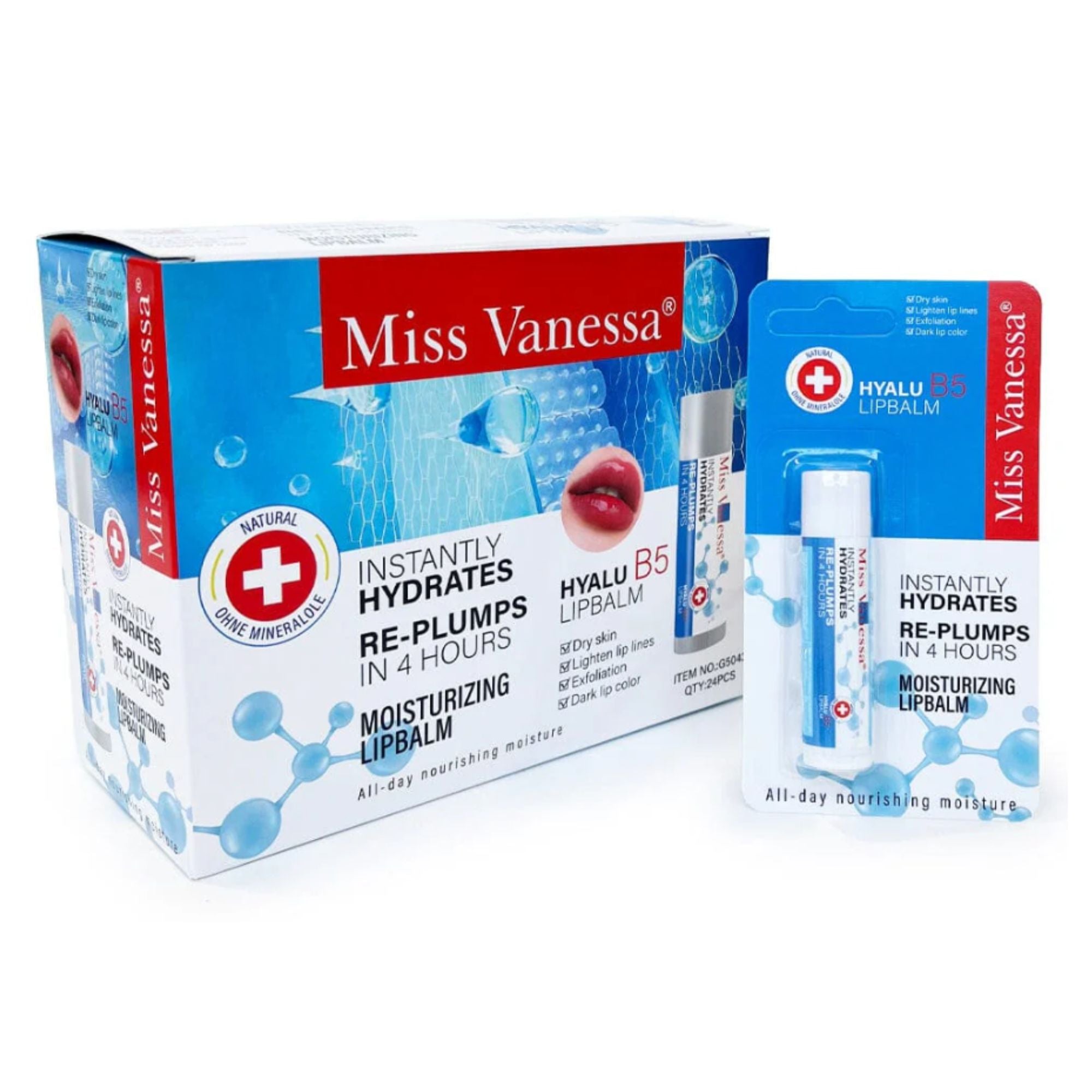 Miss Vanessa Moisturising Lip Balm (G5043) W - B - 01 - TRUECOLOR WHOLESALE