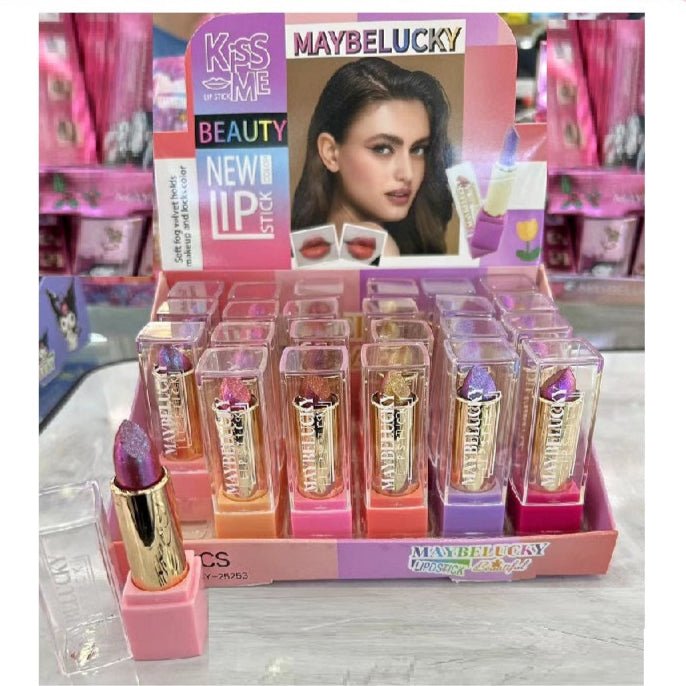 Maybelucky Kiss Me Lipstick (CY - 25253) W - A - 03 - TRUECOLOR WHOLESALE