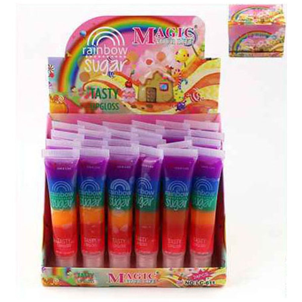 Rainbow Sugar Tasty Lip Gloss (LC - 611) W - C - 01 - TRUECOLOR WHOLESALE