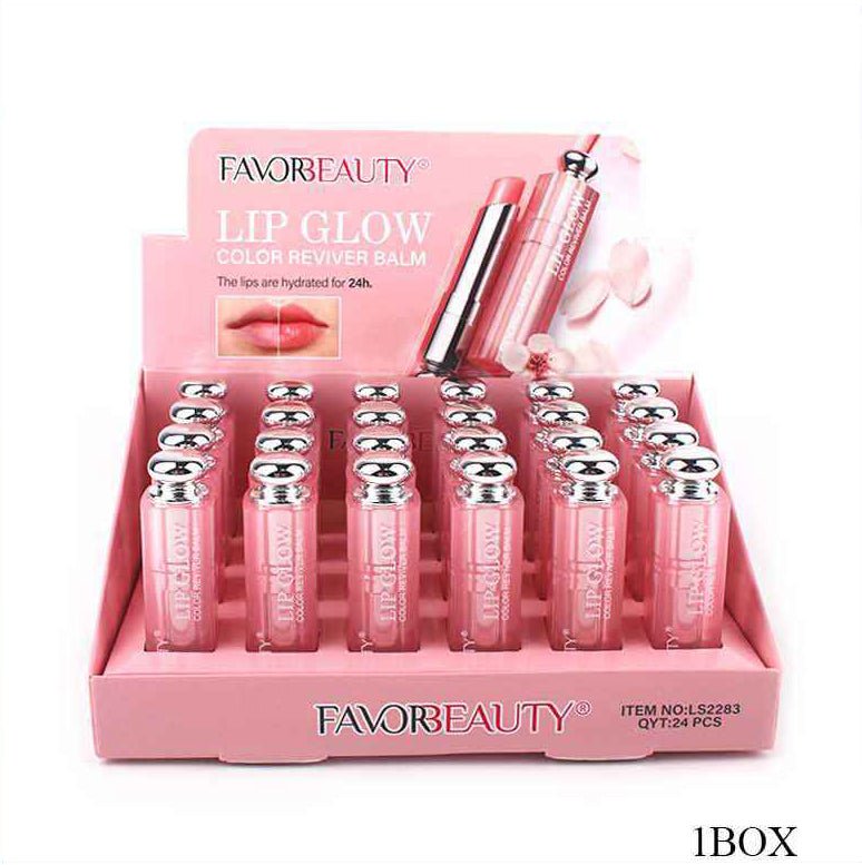 Favorbeauty Pink Lip Glow Color Reviver Balm (LS2283) W - B - 02 - TRUECOLOR WHOLESALE
